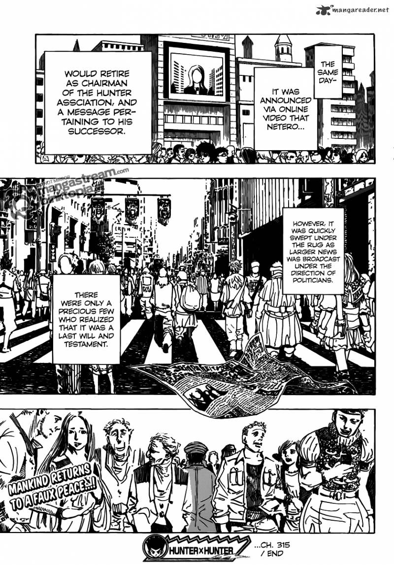 Hunter x Hunter, Chapter 315 - Homecoming image 18