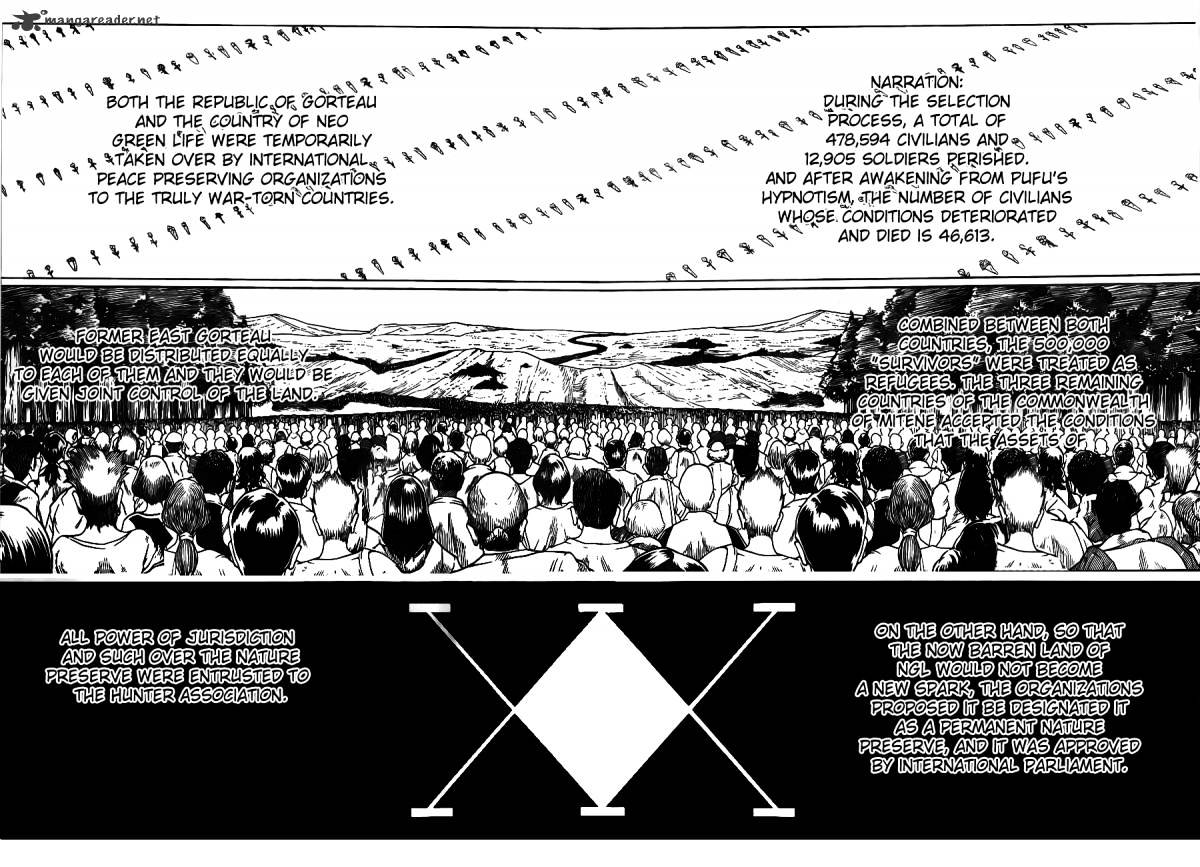 Hunter x Hunter, Chapter 318 - Last Will image 11