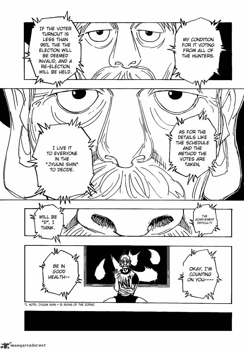 Hunter x Hunter, Chapter 318 - Last Will image 13