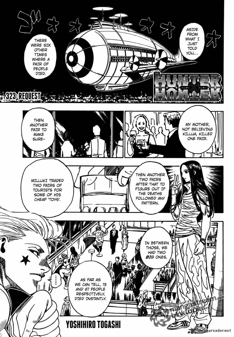 Hunter x Hunter, Chapter 323 - Request image 01