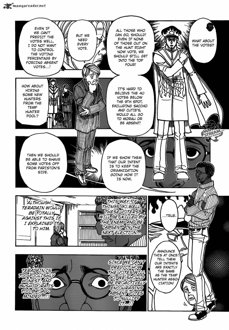 Hunter x Hunter, Chapter 329 - Spy image 12