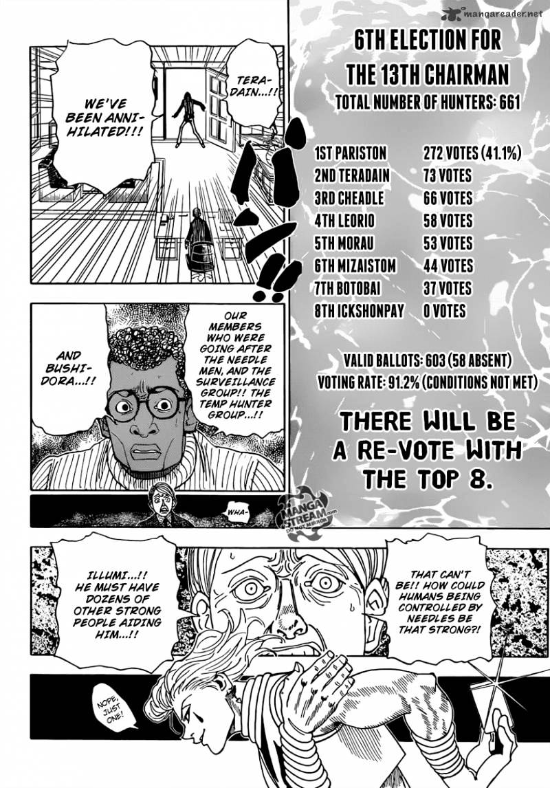 Hunter x Hunter, Chapter 329 - Spy image 16