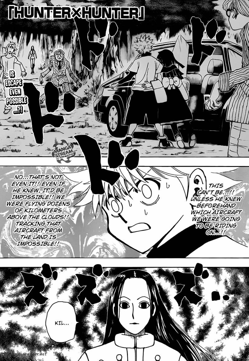 Hunter x Hunter, Chapter 330 - Confession image 01