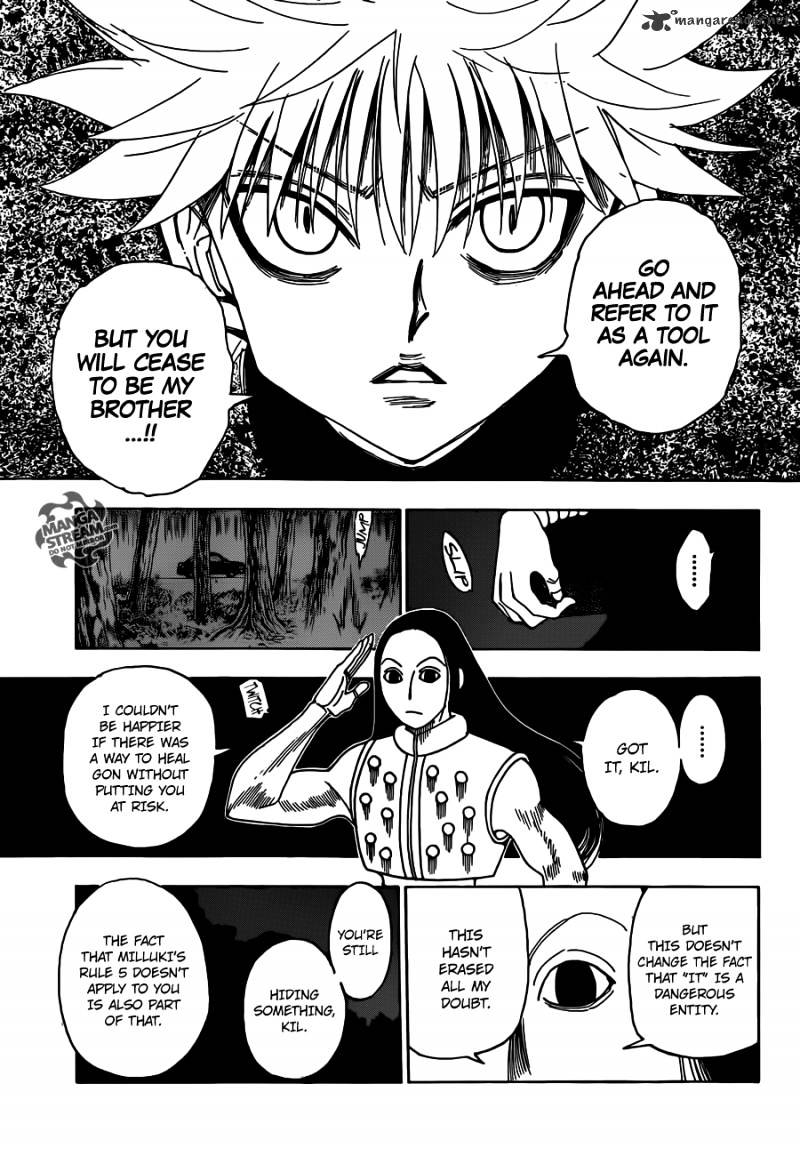 Hunter x Hunter, Chapter 330 - Confession image 14