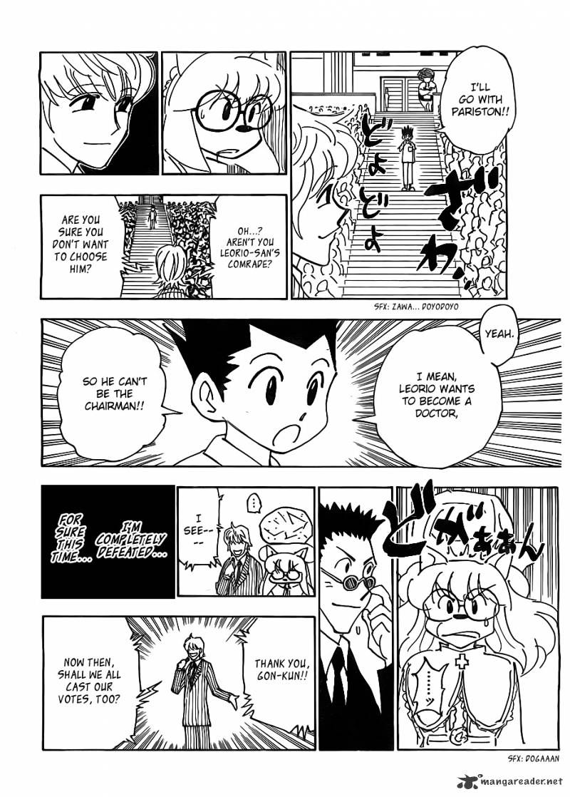 Hunter x Hunter, Chapter 335 - Decision image 10