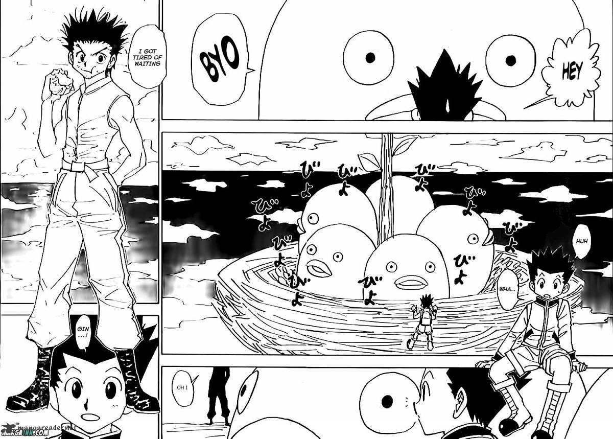 Hunter x Hunter, Chapter 338 - Up In The Trees image 10