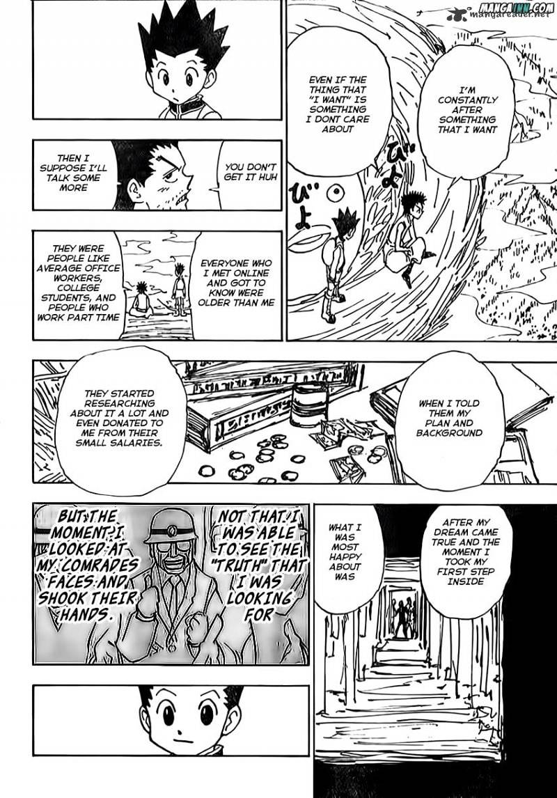 Hunter x Hunter, Chapter 338 - Up In The Trees image 13