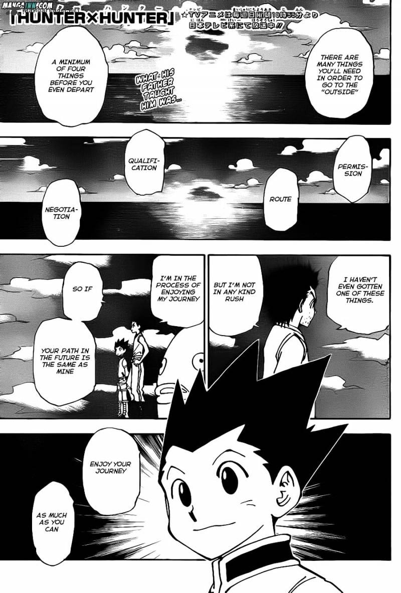 Hunter x Hunter, Chapter 339 - Silence image 01