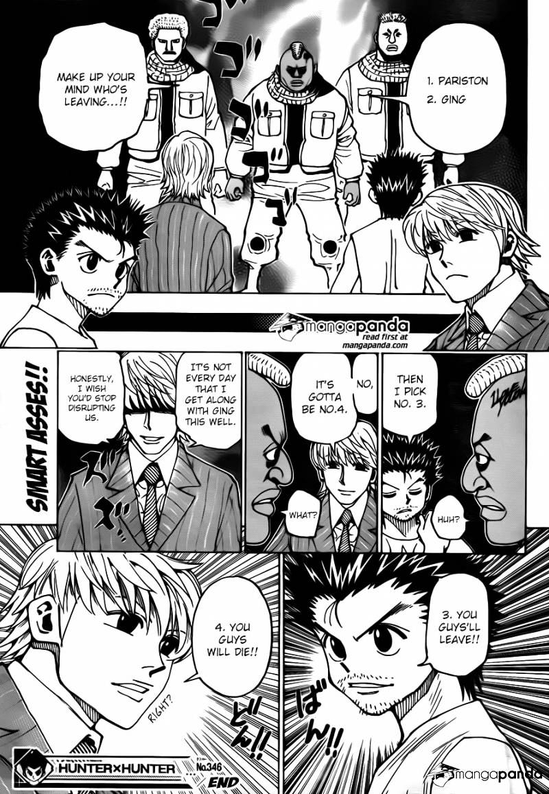 Hunter x Hunter, Chapter 346 - Choices image 18