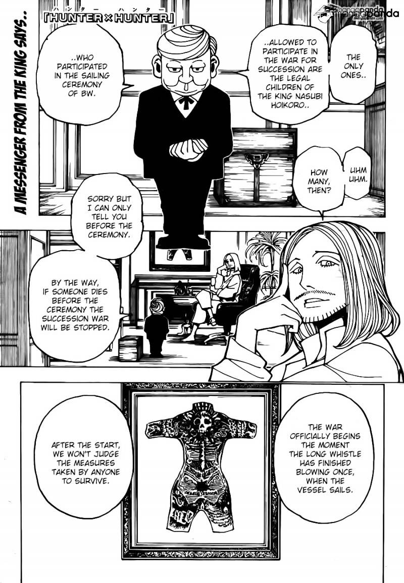 Hunter x Hunter, Chapter 349 - Poisoning image 01