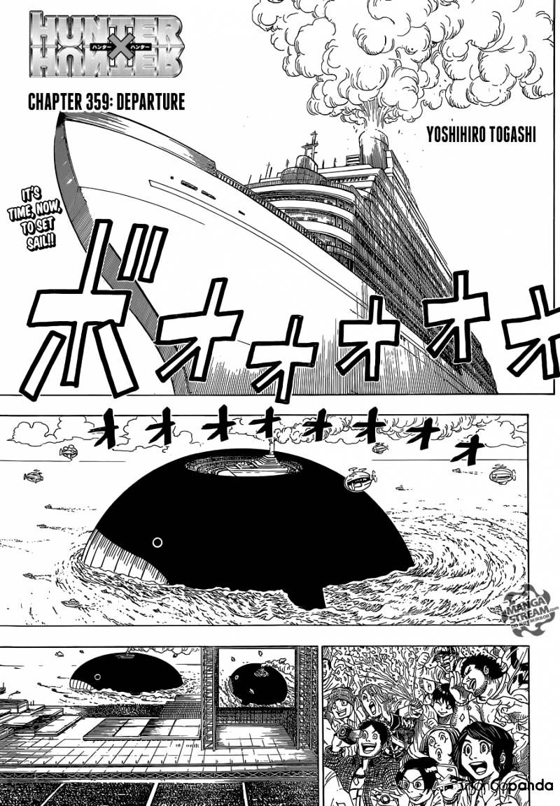 Hunter x Hunter, Chapter 359 - Departure image 01