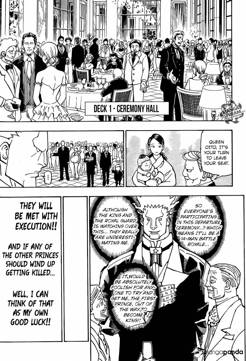 Hunter x Hunter, Chapter 359 - Departure image 12