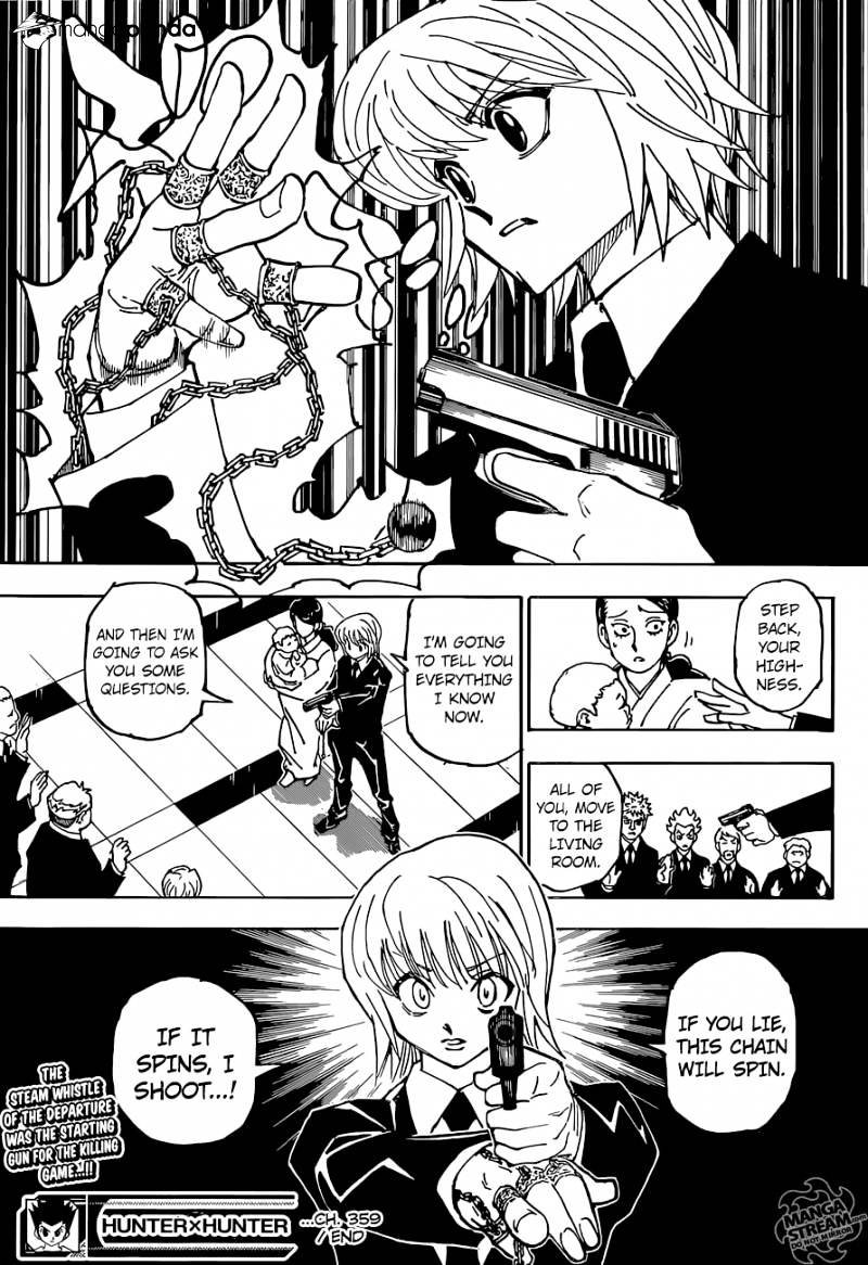 Hunter x Hunter, Chapter 359 - Departure image 18