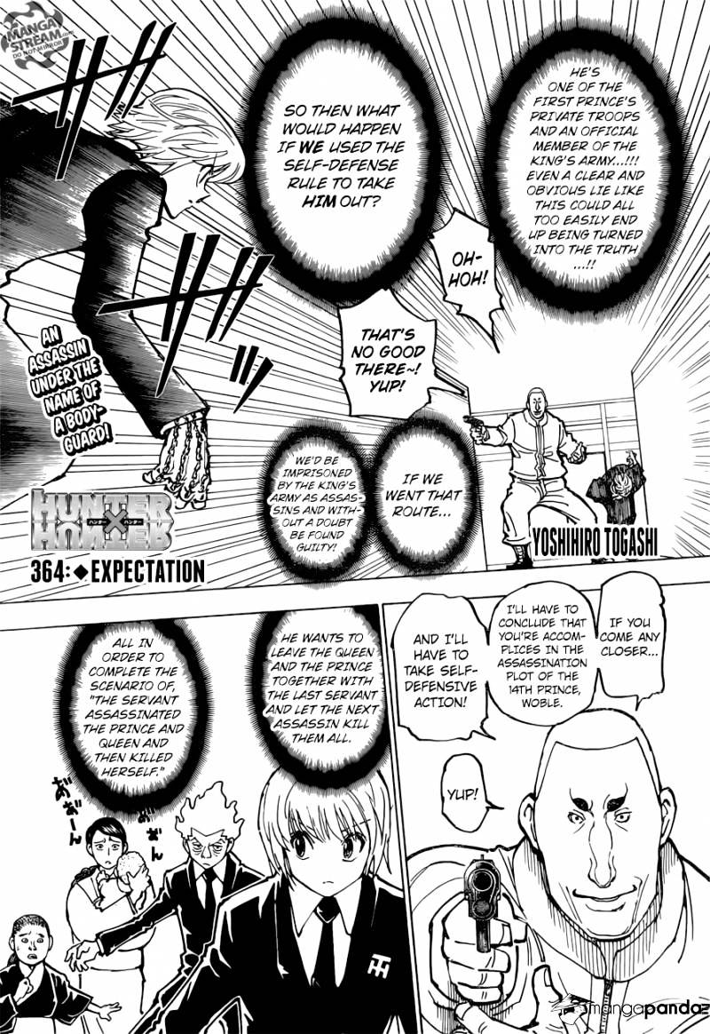 Hunter x Hunter, Chapter 364 image 01