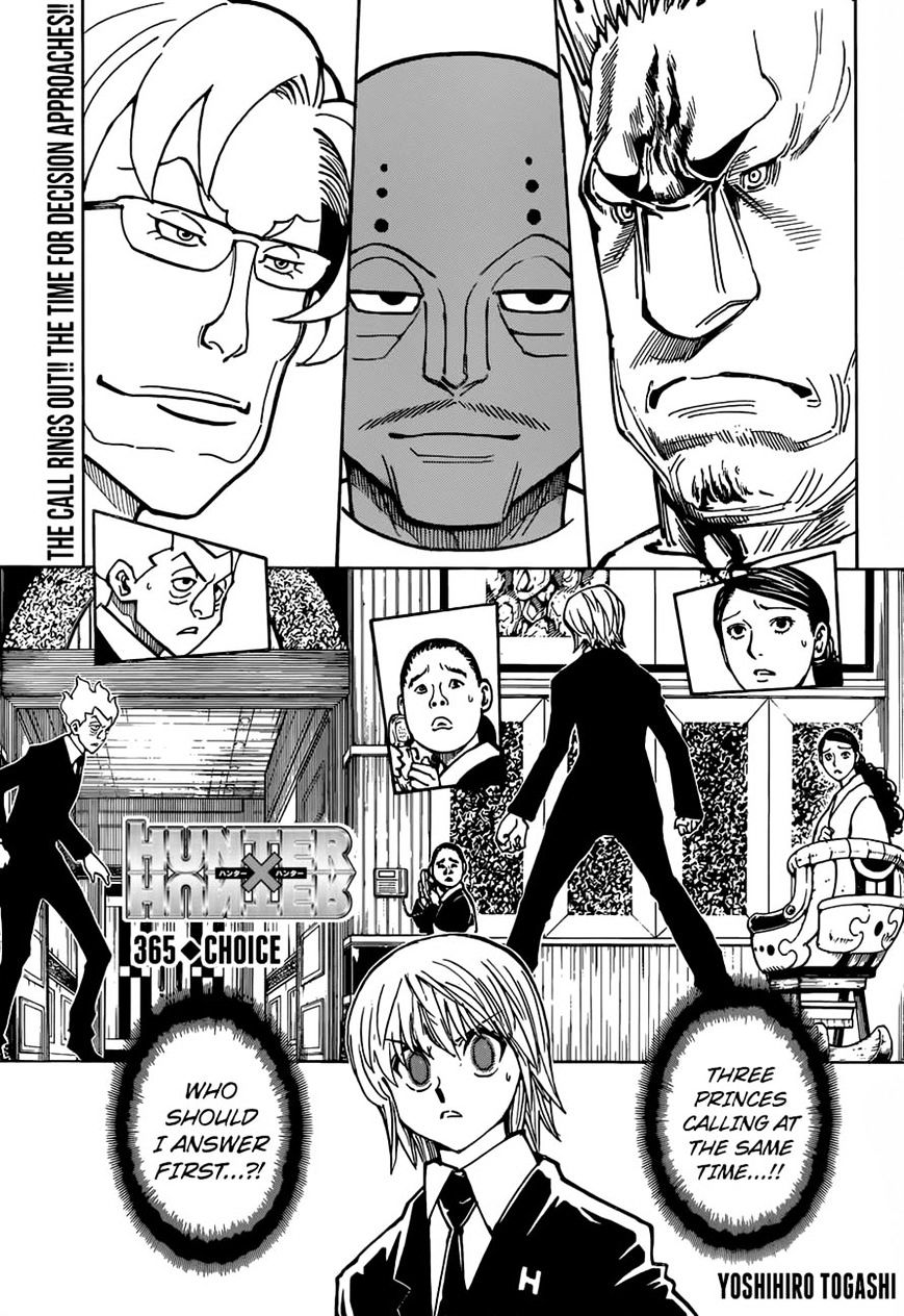 Hunter x Hunter, Chapter 365 - Vol.30 chapter 365 image 01