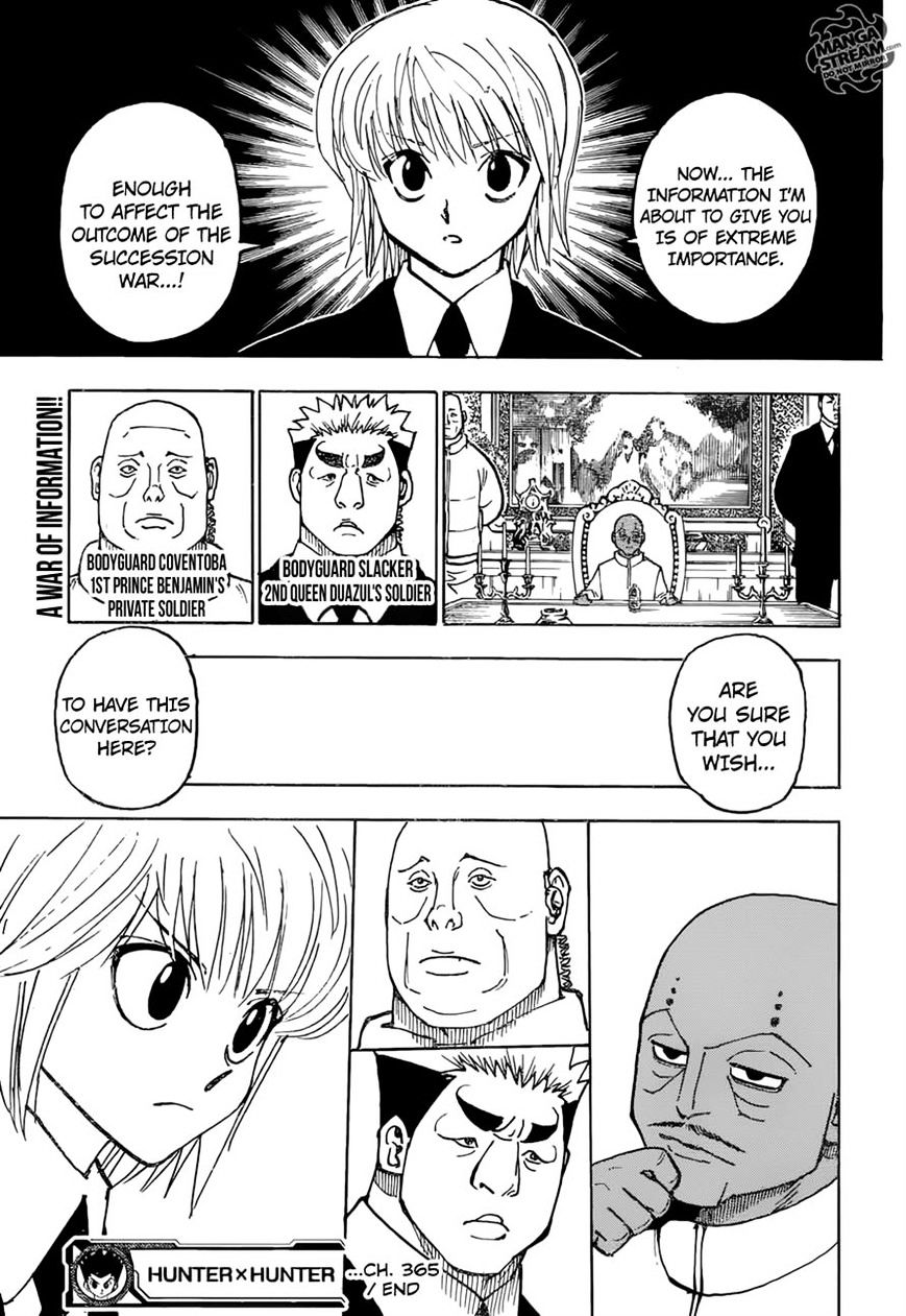 Hunter x Hunter, Chapter 365 - Vol.30 chapter 365 image 21