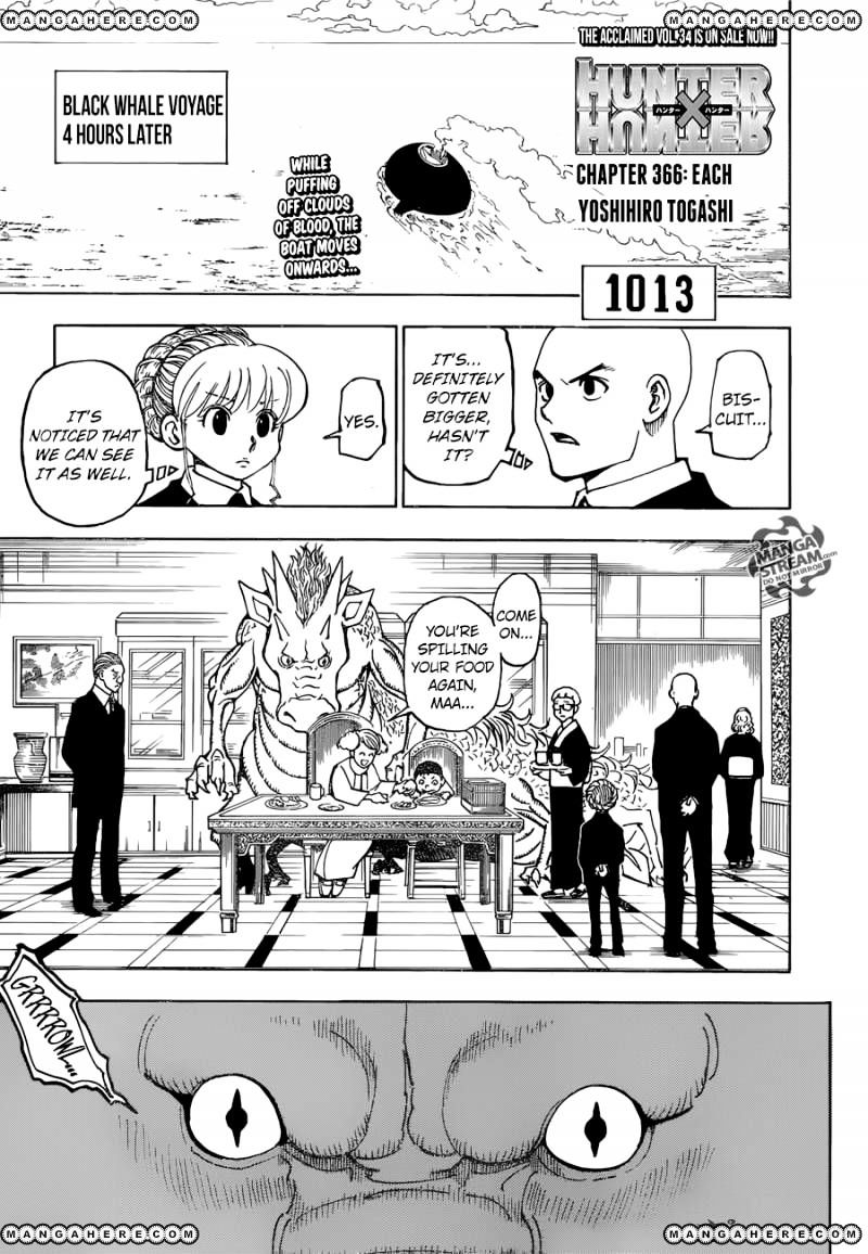 Hunter x Hunter, Chapter 366 - Vol.30 chapter 366 image 01