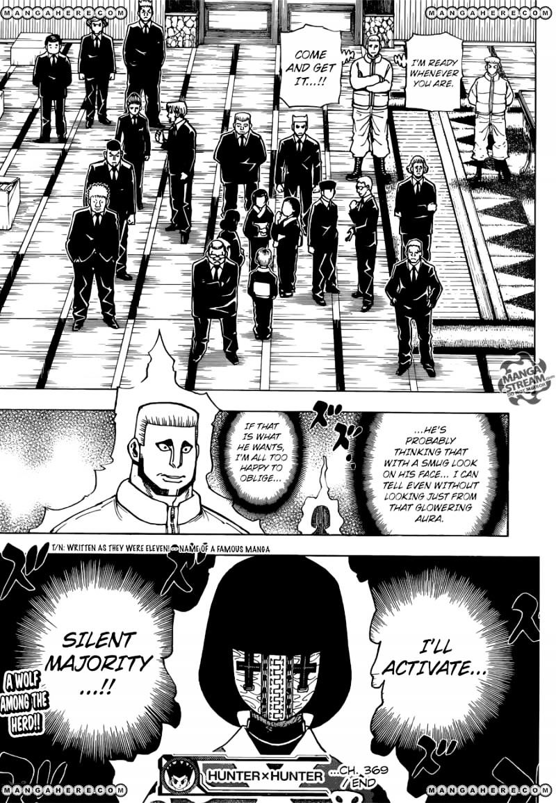 Hunter x Hunter, Chapter 369 - Vol.30 chapter 369 image 20