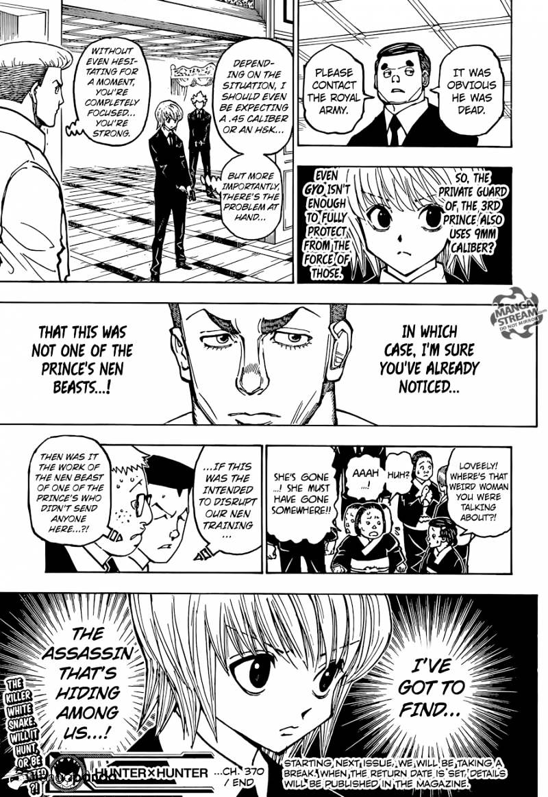 Hunter x Hunter, Chapter 370 image 20