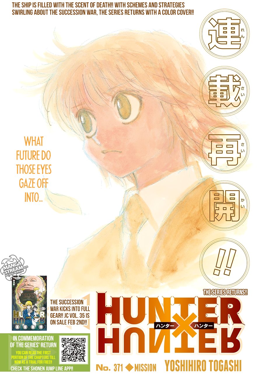 Hunter x Hunter, Chapter 371 - Mission image 01