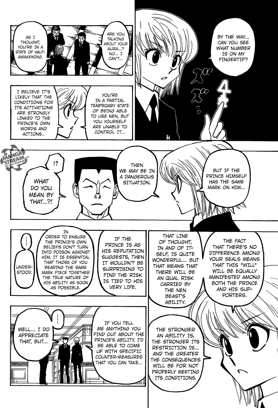 Hunter x Hunter, Chapter 372 - Elimination image 15