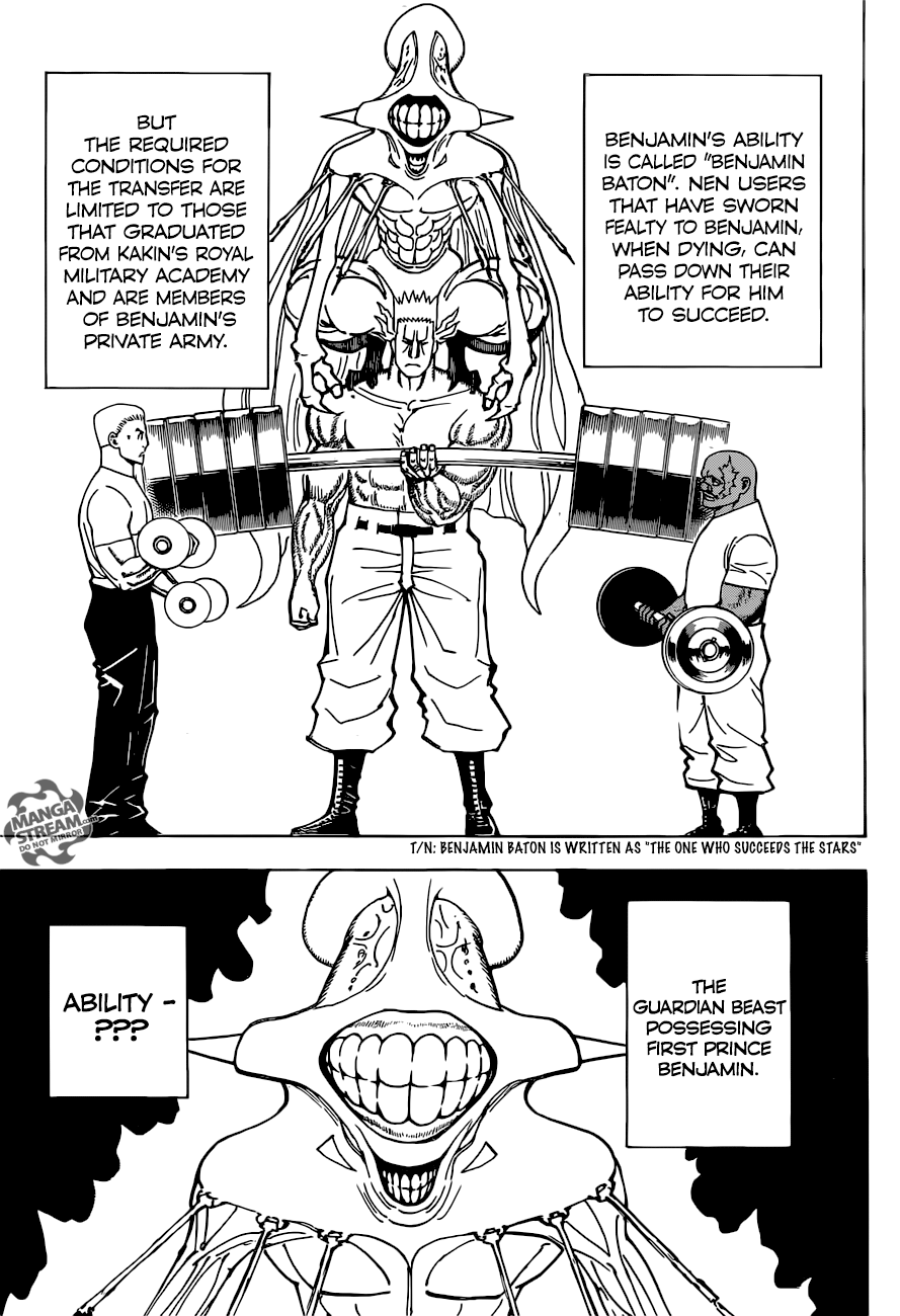 Hunter x Hunter, Chapter 373 - Succession image 19