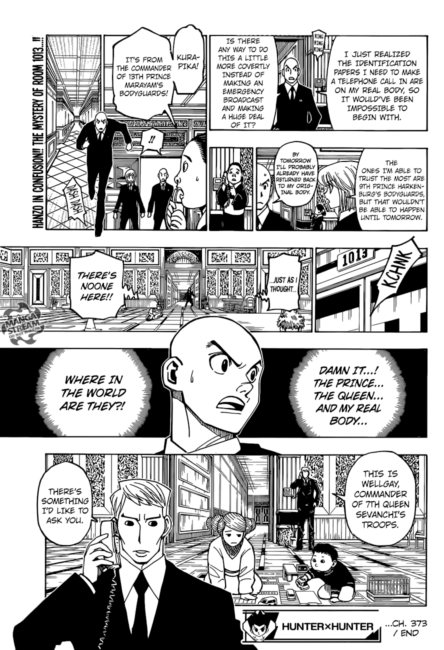 Hunter x Hunter, Chapter 373 - Succession image 21