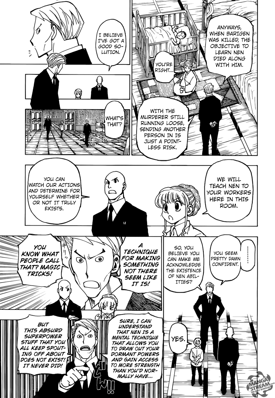 Hunter x Hunter, Chapter 375 - Persuasion image 12