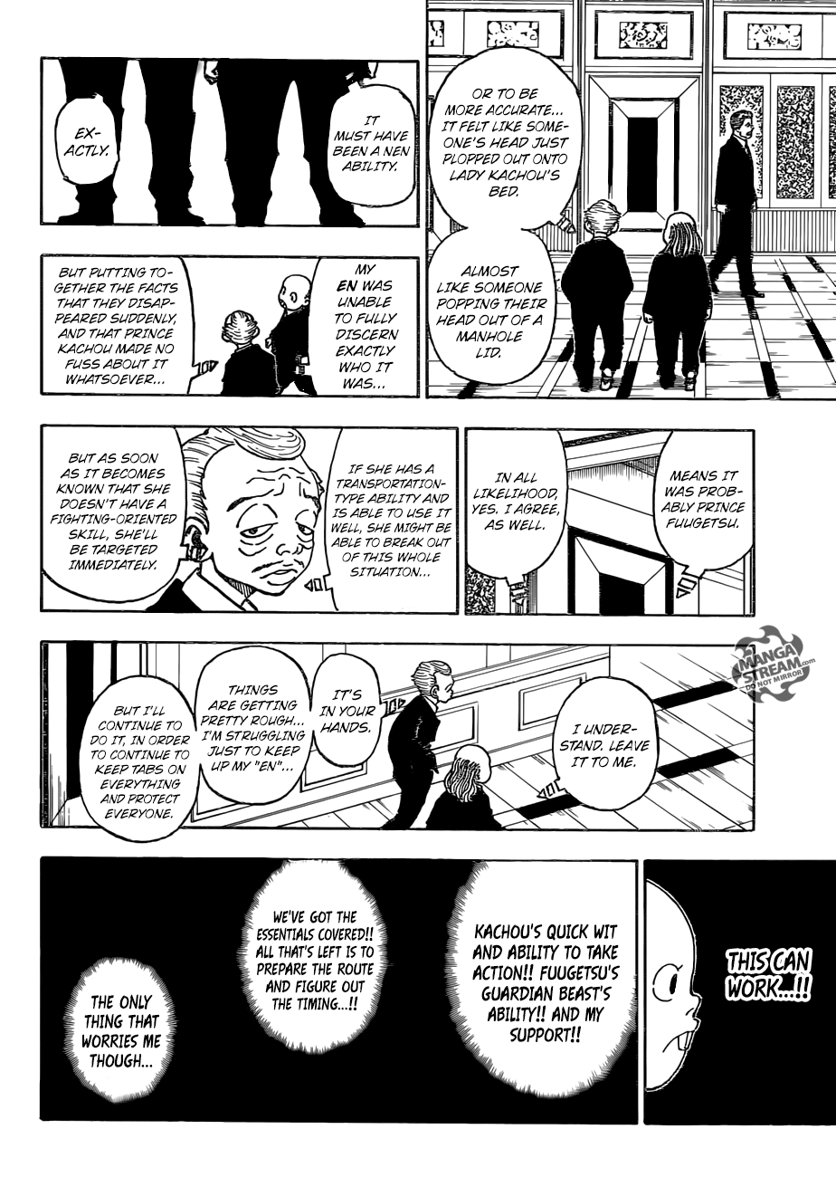 Hunter x Hunter, Chapter 377 - Sheme image 06