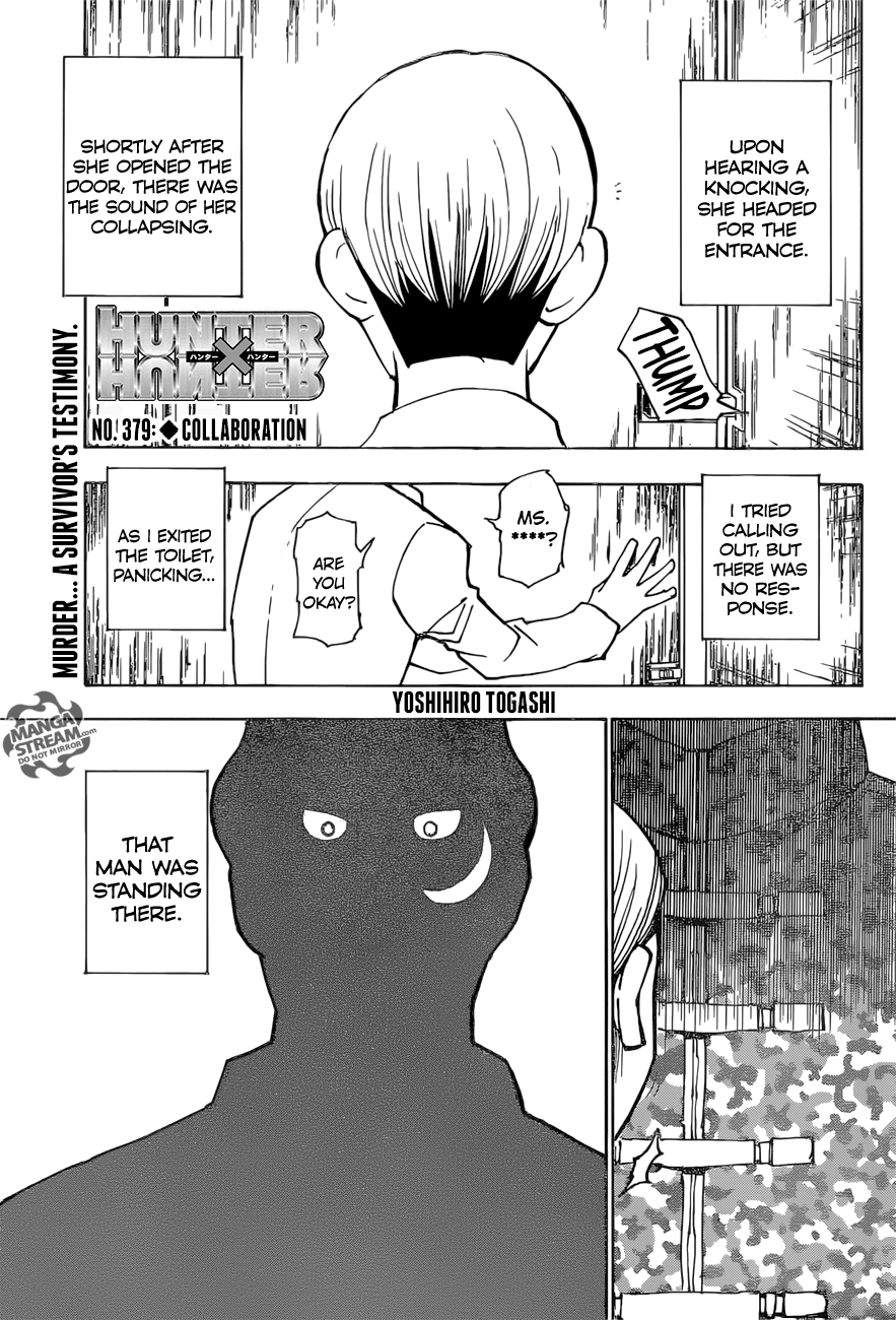 Hunter x Hunter, Chapter 379 - Collaboration image 01