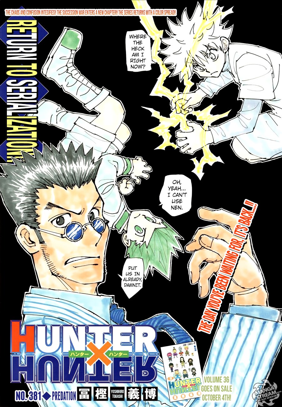 Hunter x Hunter, Chapter 381 - Predation image 01