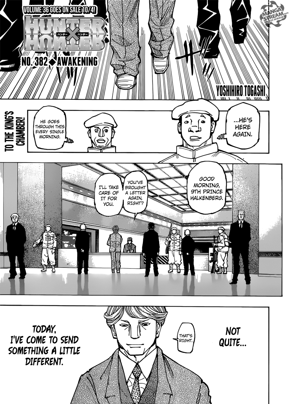 Hunter x Hunter, Chapter 382 - Awakening image 01