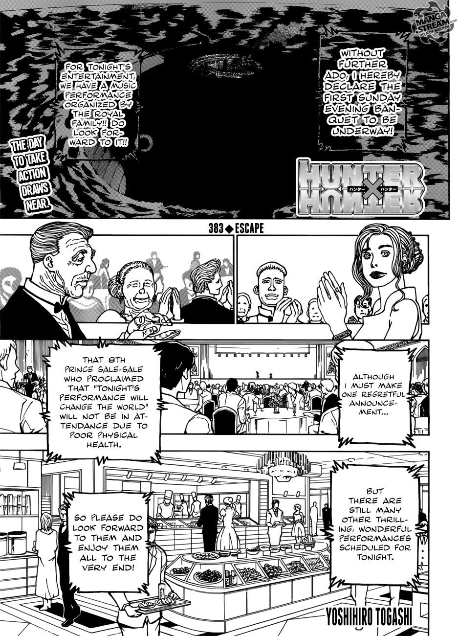 Hunter x Hunter, Chapter 383 - Escape image 01