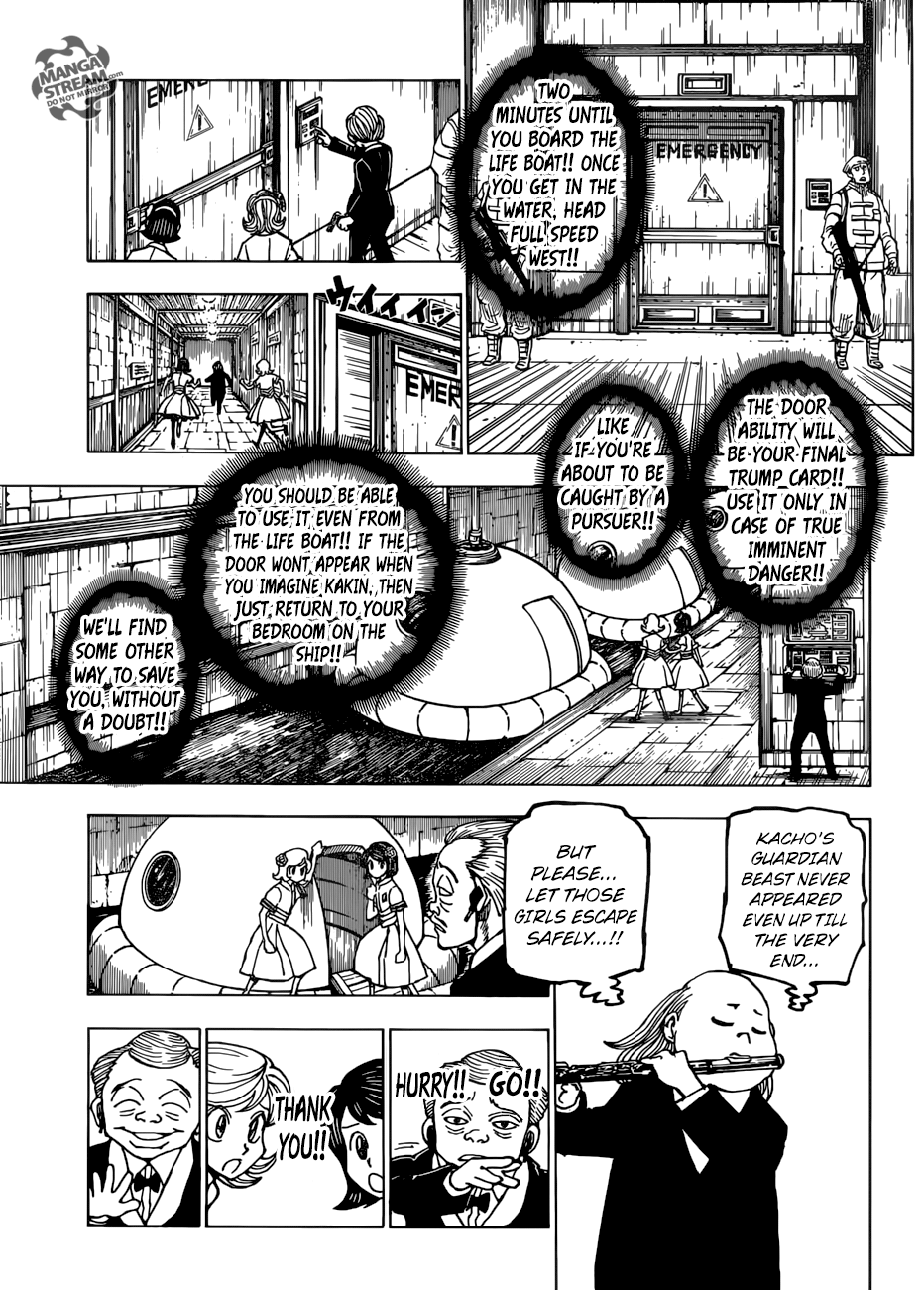 Hunter x Hunter, Chapter 383 - Escape image 11