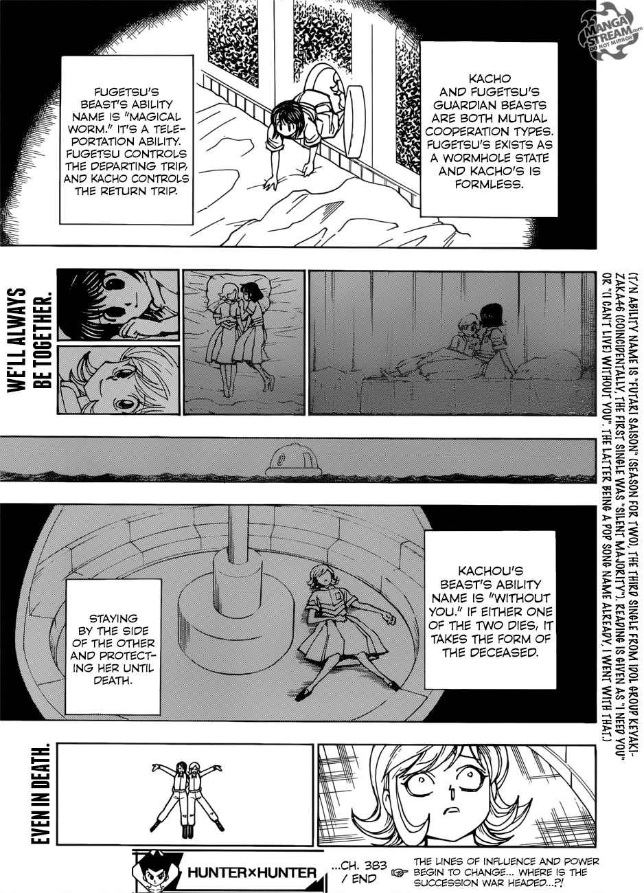 Hunter x Hunter, Chapter 383 - Escape image 19