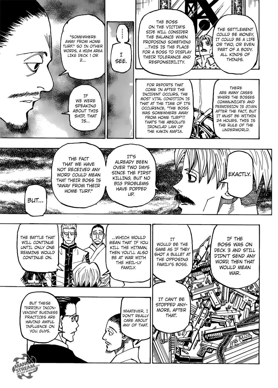 Hunter x Hunter, Chapter 384 - Conflict image 06