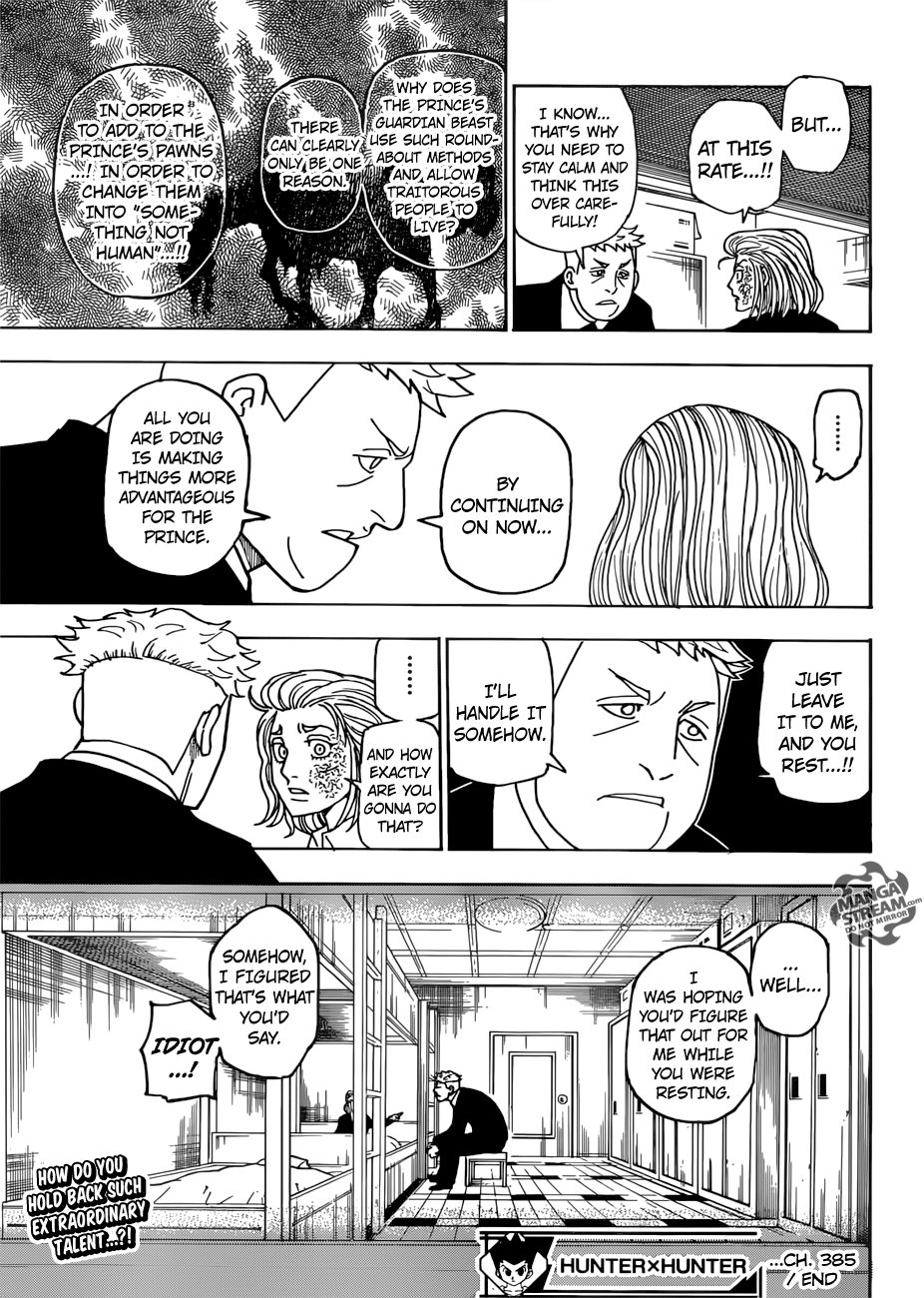 Hunter x Hunter, Chapter 385 - Warning image 20