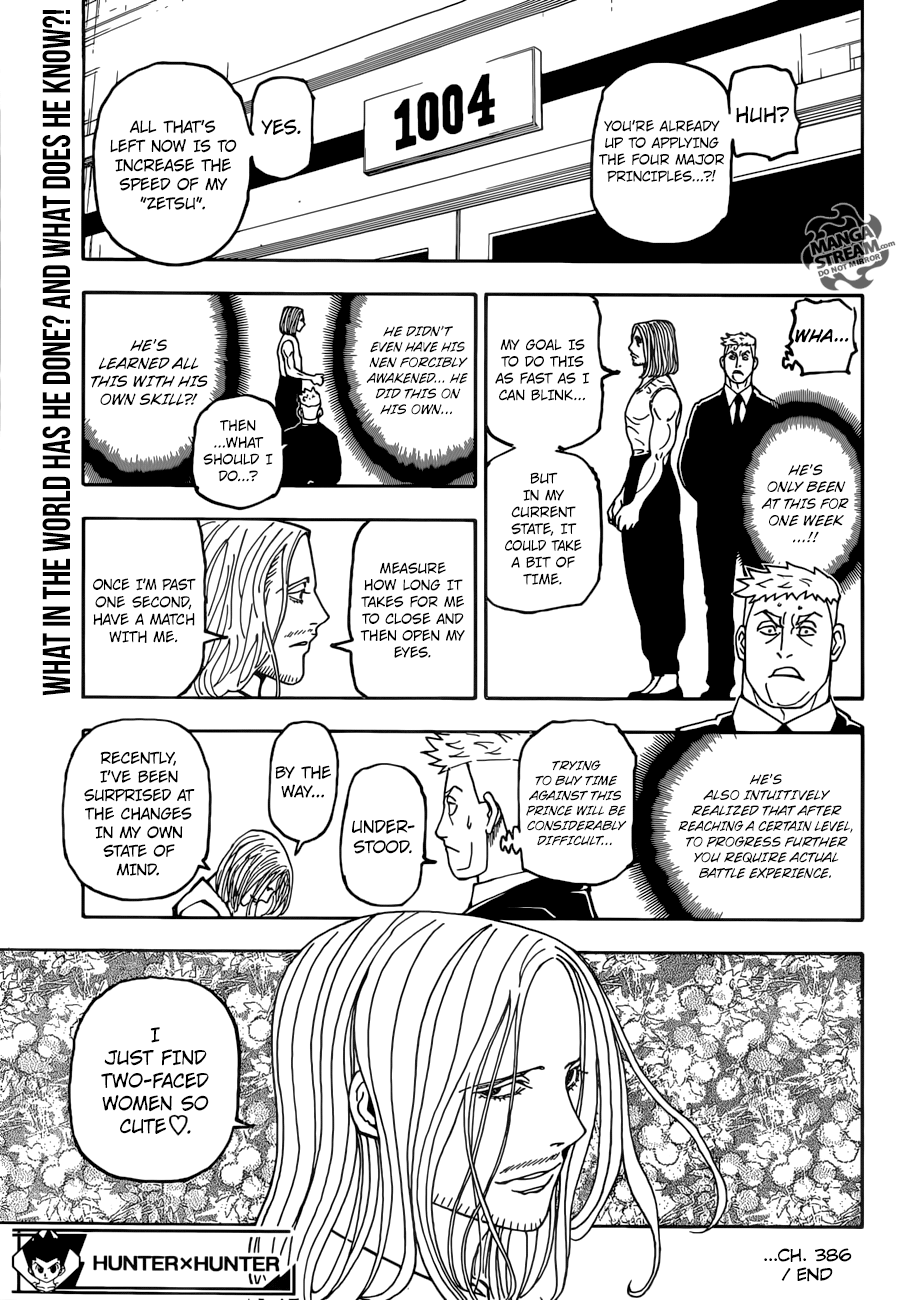 Hunter x Hunter, Chapter 386 - Hypothesis image 20