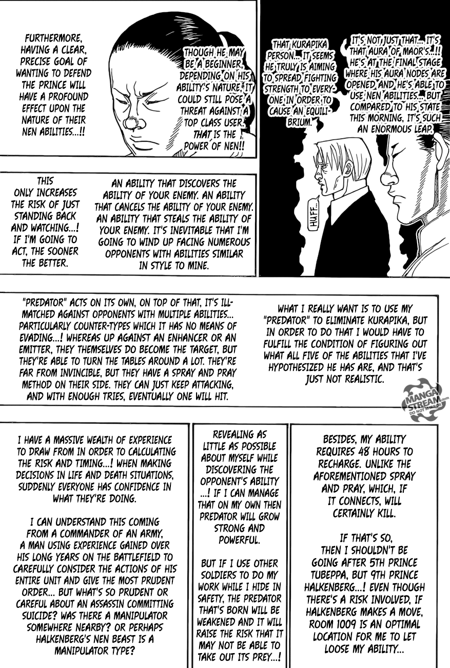 Hunter x Hunter, Chapter 388 - Deliberation image 18