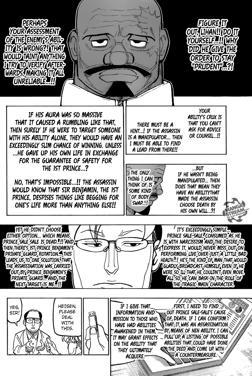 Hunter x Hunter, Chapter 388 - Deliberation image 19