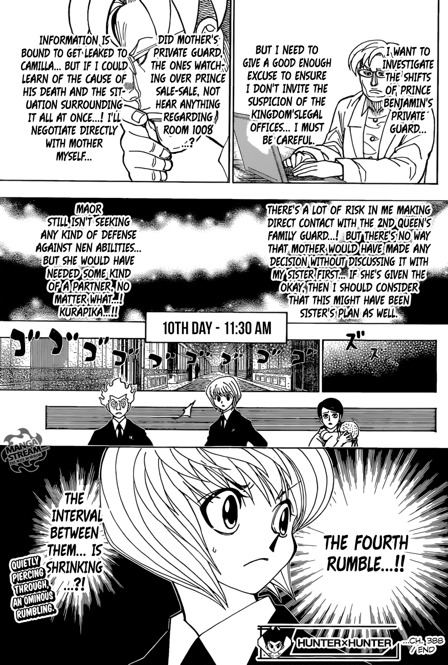 Hunter x Hunter, Chapter 388 - Deliberation image 20