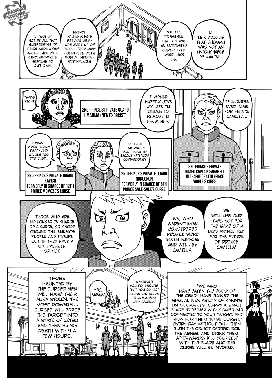 Hunter x Hunter, Chapter 389 - Curse image 17