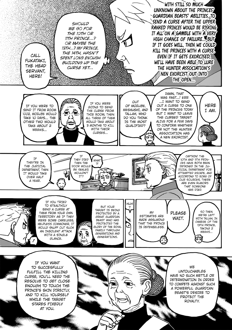 Hunter x Hunter, Chapter 389 - Curse image 18