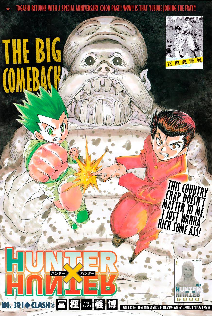 Hunter x Hunter, Chapter 391 image 01