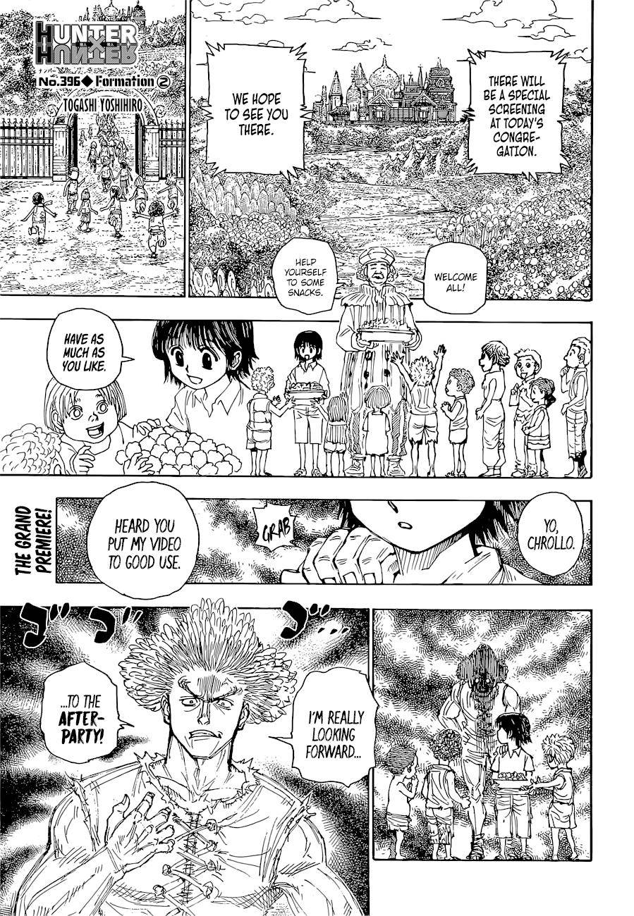 Hunter x Hunter, Chapter 396 image 01