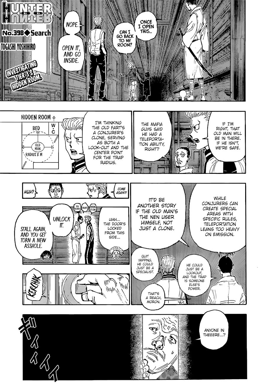 Hunter x Hunter, Chapter 398 - Search image 01