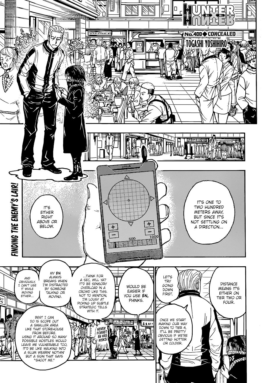 Hunter x Hunter, Chapter 400 - Concealed image 03