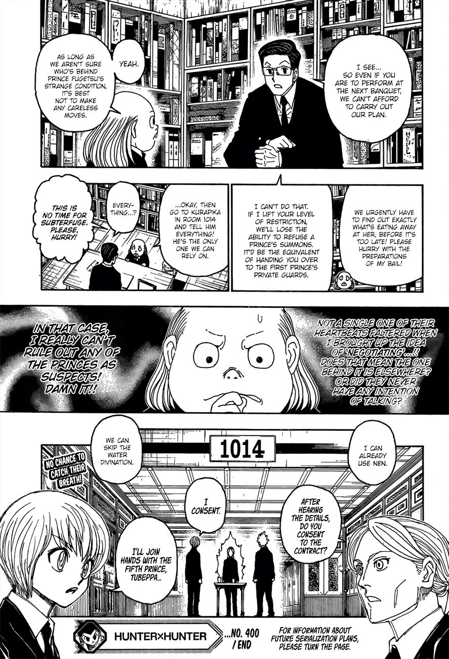 Hunter x Hunter, Chapter 400 - Concealed image 21