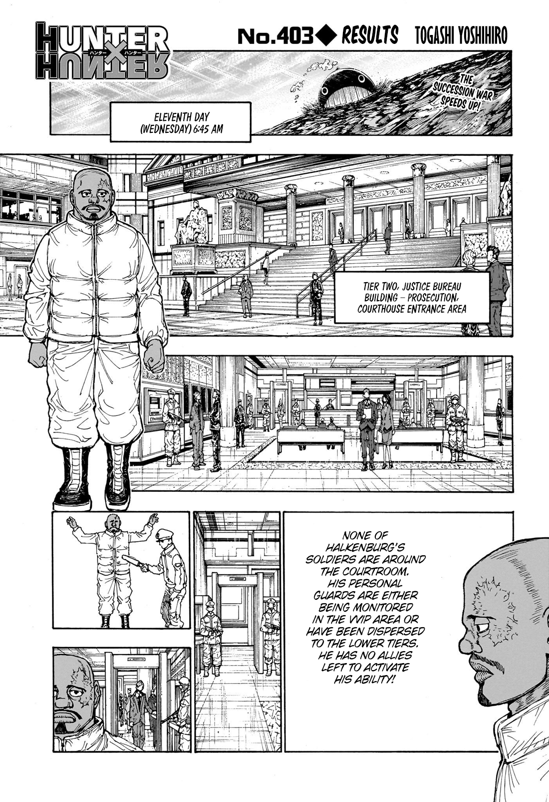 Hunter x Hunter, Chapter 403 image 01