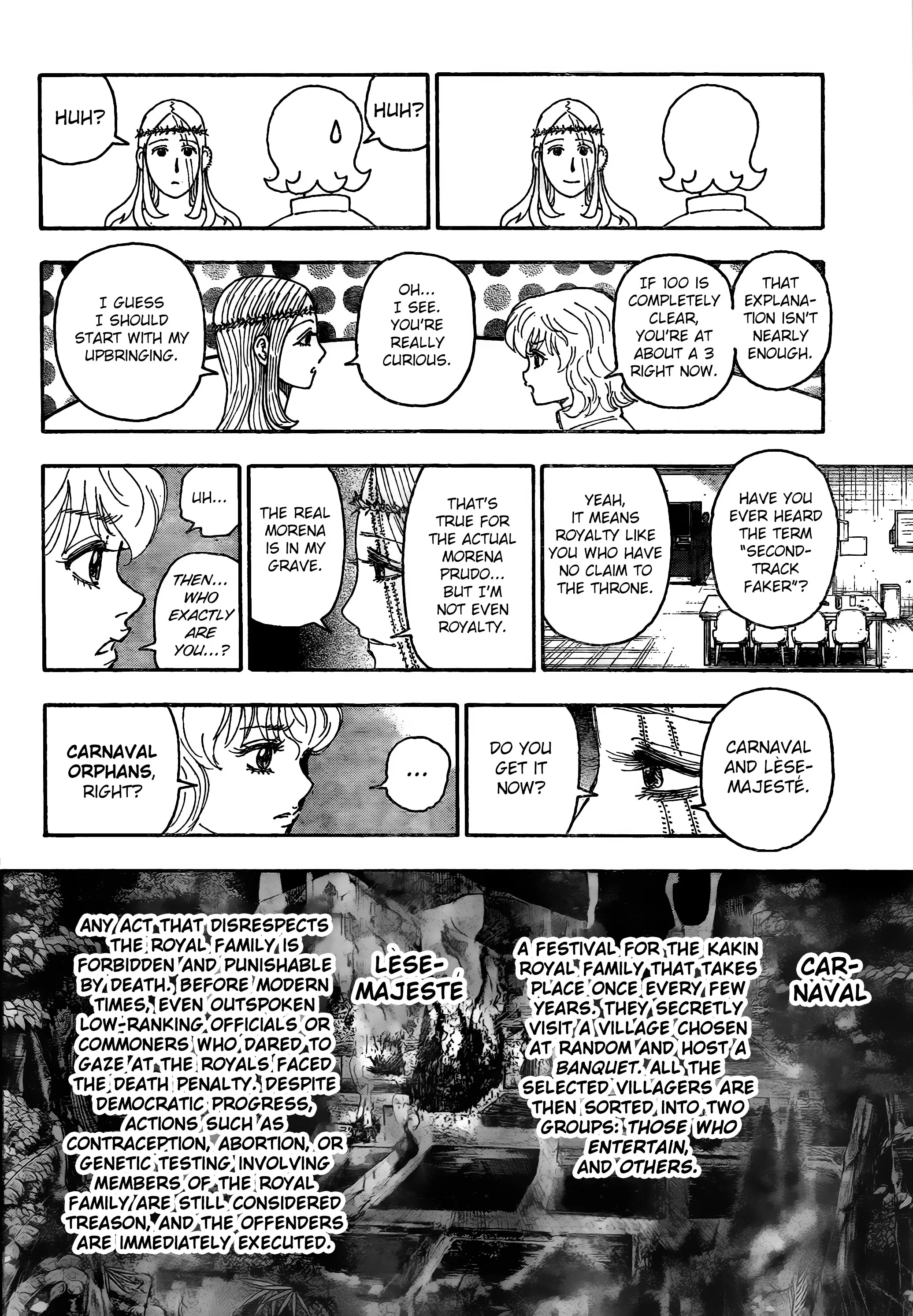 Hunter x Hunter, Chapter 408 - Negotiations Part 2 image 04